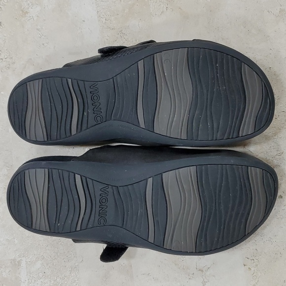 Vionic Kristin mules women's size 6 gray adjustable strap Orthaheel technology - Picture 3 of 11